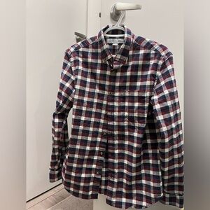 Old Navy Men's Multicolor Plaid Button-Down Shirt